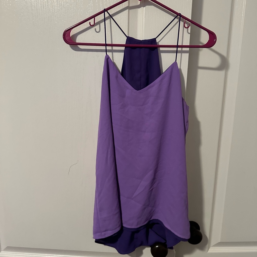 Reversible tank top lavender/purple